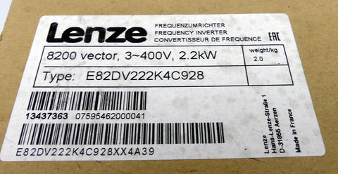 LENZE E82DV222K4C928