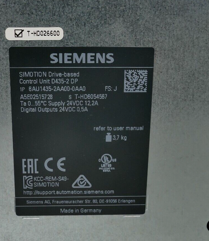 Siemens 6AU1435-2AA00-0AA0