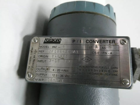 Foxboro 892-2