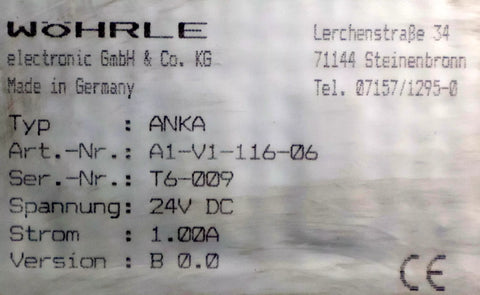 WOHRLE A1-V1-116-06