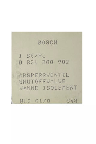 BOSCH 0-821-300-902