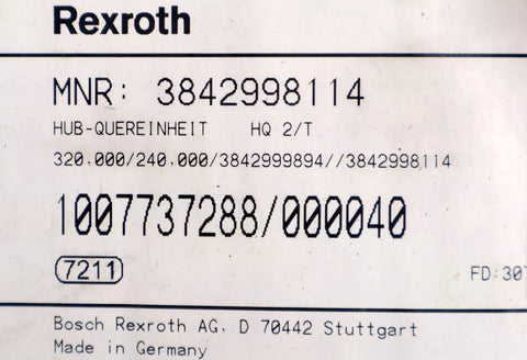 Rexroth 3842998114