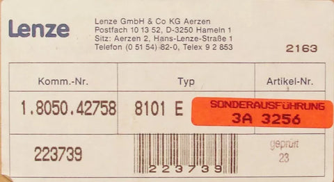 Lenze 8101E