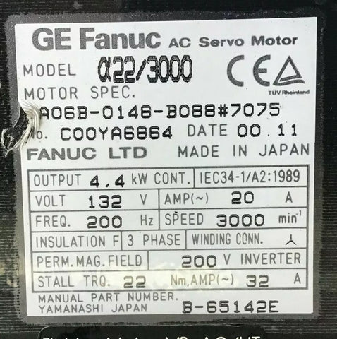 Fanuc A06B-0148-B088