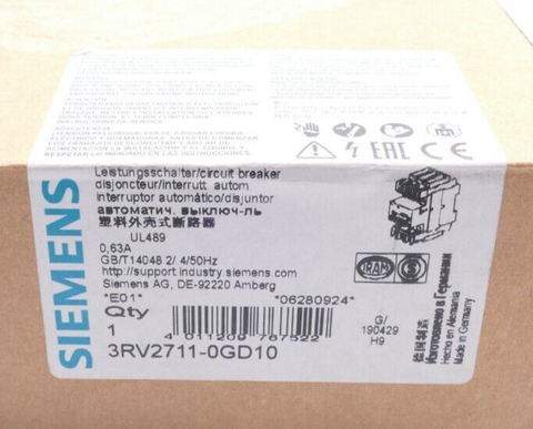 Siemens 3RV2711-0GD10