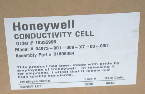 HONEYWELL 04973-001-309-X7-00-000