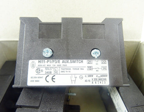 EATON CORPORATION CUTLER HAMMER HI11-P1/P3E
