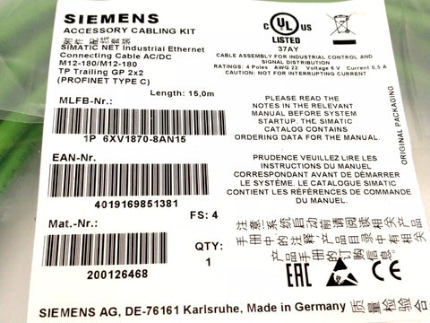 SIEMENS 6XV18708AN15