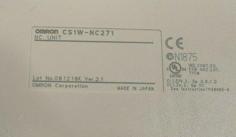 OMRON CS1W-NC271