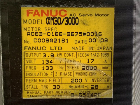 Fanuc A06B-0166-B675