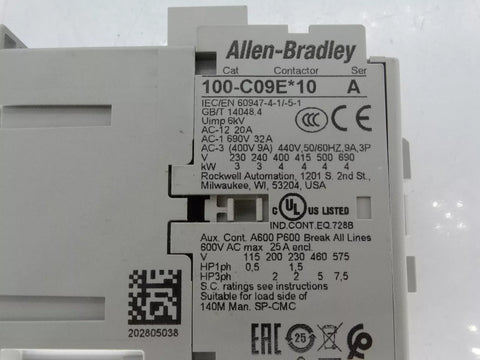 ALLEN BRADLEY 100S-C09DJ404BC