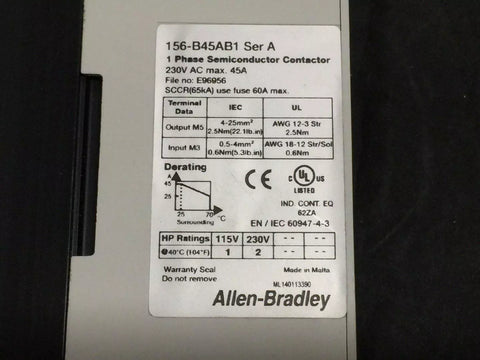 ALLEN BRADLEY 156-B45AB1