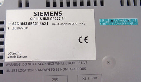 Siemens 6AG1643-0BA01-4AX1