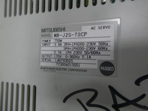 Mitsubishi MR-J2S-70CP