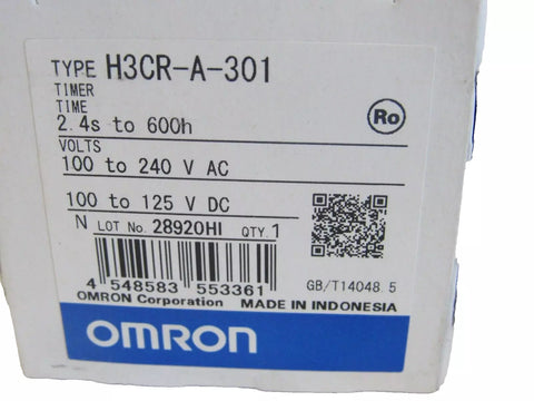 OMRON H3CR-A-301