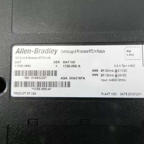 ALLEN BRADLEY 1756-IR6I