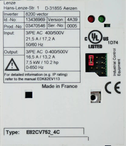 Lenze E82CV752_4C