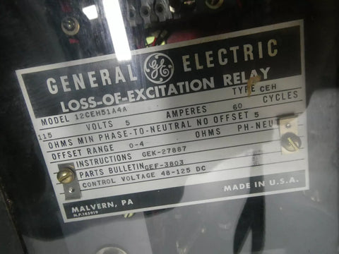 General Electric 12CEH51A4A