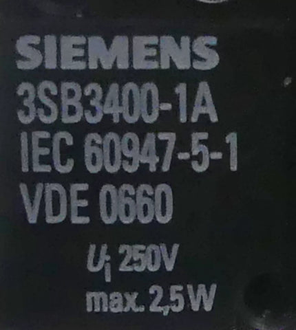 SIEMENS 3SB3400-0E