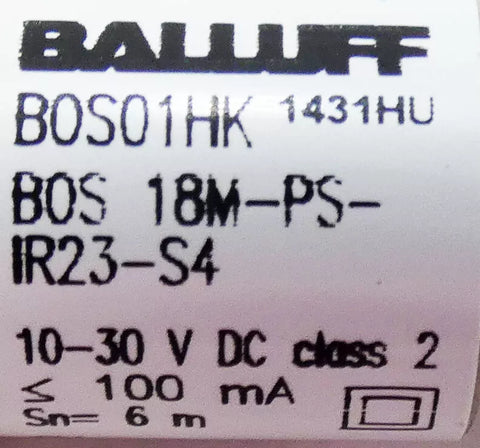 BALLUFF BOS 18M-PS-IR23-S4