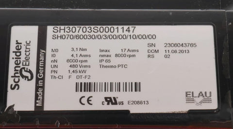 SCHNEIDER ELECTRIC SH30703S0001147