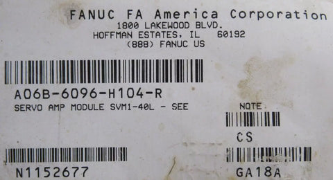 FANUC A06B-6096-H104