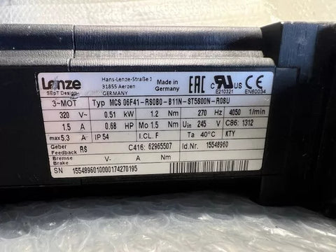 LENZE MCS06F41-RS0B0-B11N-ST5S00N-R0SU