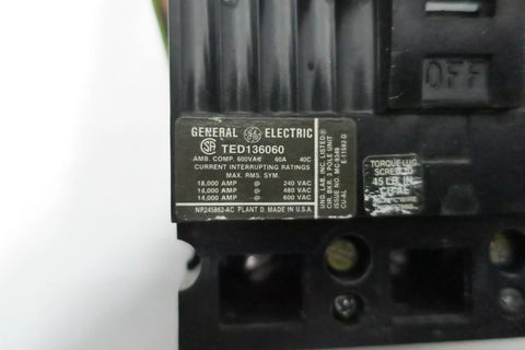 General Electric TED136060