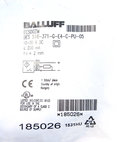 BALLUFF BES 516-371-G-E4-C-PU-05