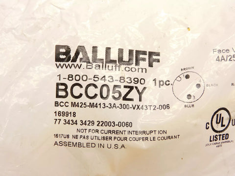 BALLUFF BCCM425-M413-3A-300-VX43T2-006