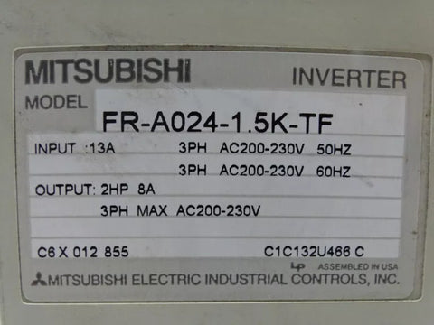 MITSUBISHI FR-A024-1.5K-TF