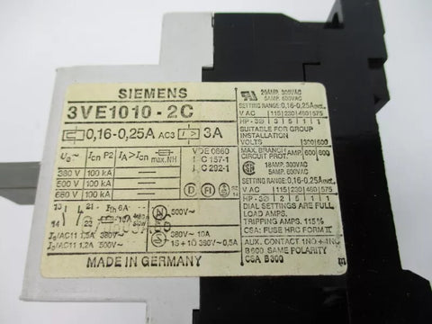 SIEMENS 3VE1010-2C