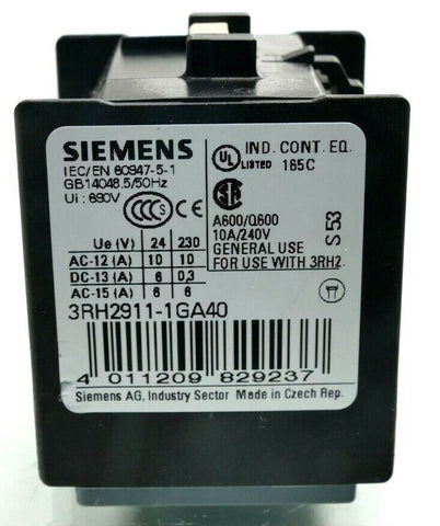 SIEMENS 3RH2911-1GA40