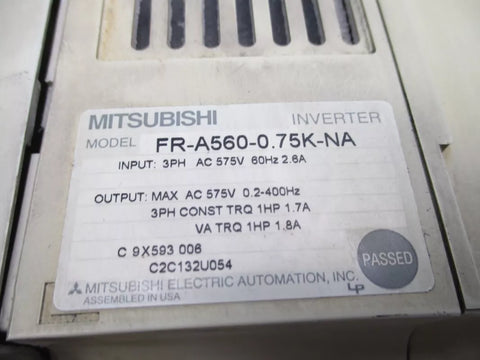 MITSUBISHI FR-A560-0.75K-NA