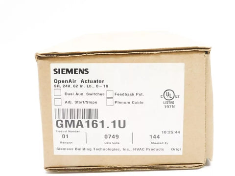 SIEMENS GMA161.1U