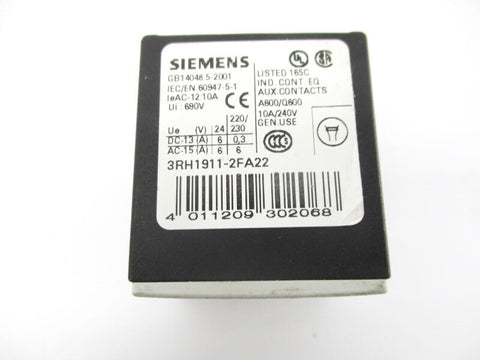 SIEMENS 3RH1911-2FA22