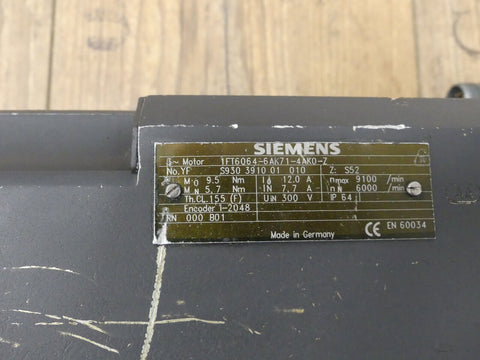 SIEMENS 1FT6064-6AK71-4AK0-Z