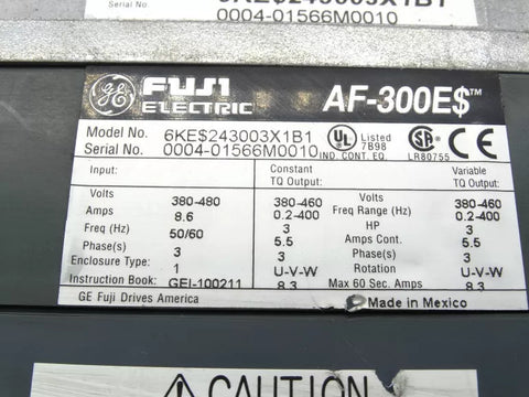 FUJI ELECTRIC 6KE$243003X1B1