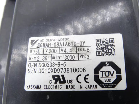 YASKAWA SGMAH-08A1A61D-OY