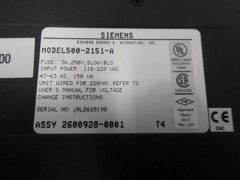 Siemens 500-2151-A