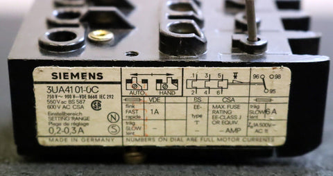 SIEMENS 3UA4-101-0C