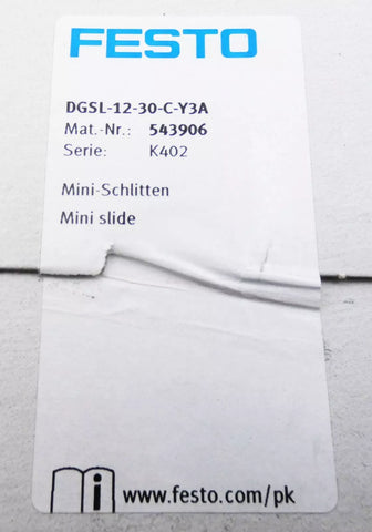 FESTO DGSL-12-30-C-Y3A