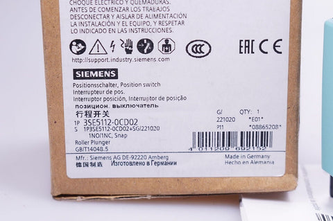 Siemens 3SE5112-0CD02