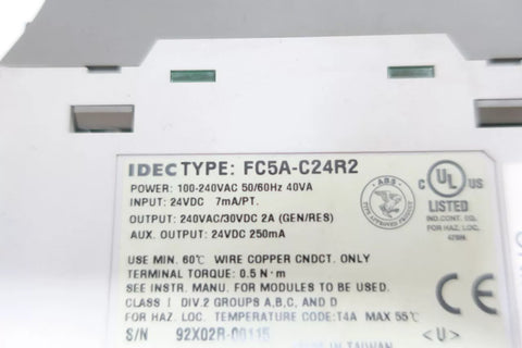 IDEC FC5A-C24R2