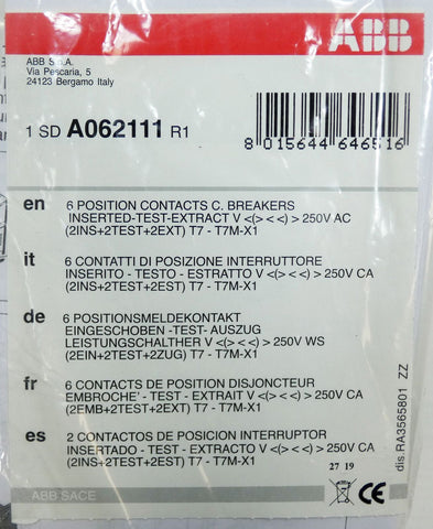 ASEA BROWN BOVERI 1SDA062111R1