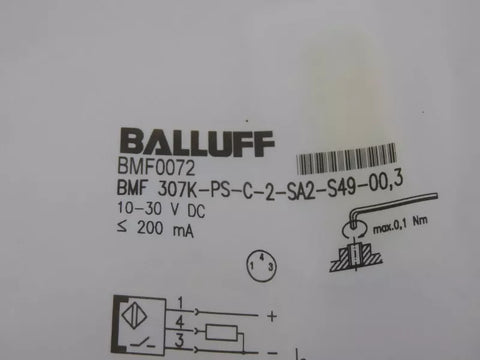 BALLUFF BMF 307K-PS-C-2-SA2-S49-00,3