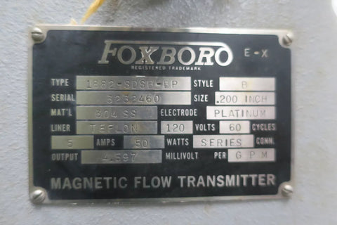 Foxboro 1882-SDSB-BP
