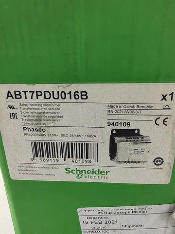 SCHNEIDER ELECTRIC ABT7PDU016B