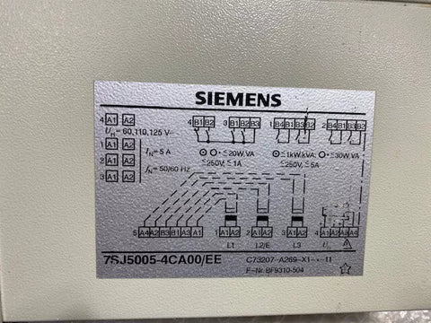 SIEMENS 7SJ5005-4CA00/EE