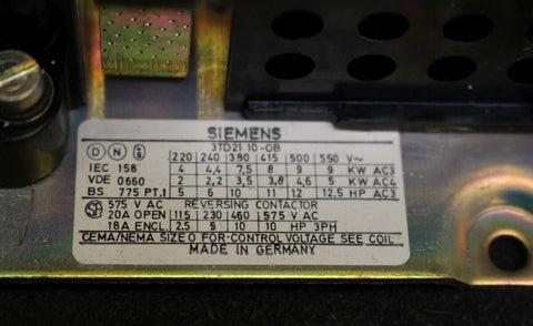 SIEMENS  3TD2110-0BD